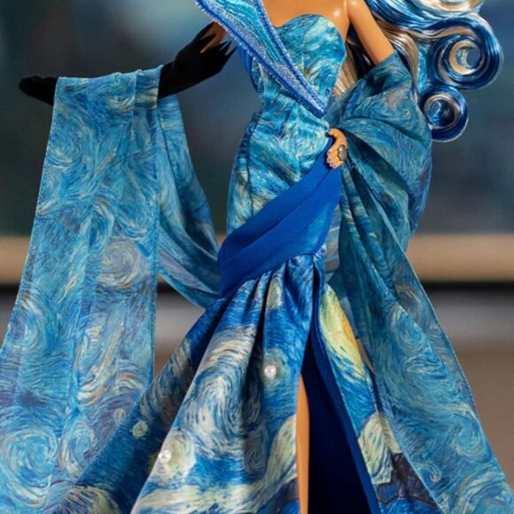 SEALED NEW EXCLUSIVE 2025 Barbie x MoMA Vincent van Gogh Doll Annalise Lao - Picture 5 of 16